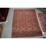 A small Bokhara rug 140cm x 110cm.