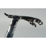 A NOVELTY JAGUAR WALKING STICK.