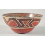 A FINE EARLY 20TH CENTURY ALGERIAN BERBER POTTERY BOWL, 11.5cm diameter.