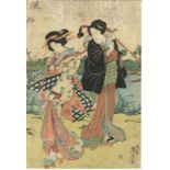 KEISAI EISEN (1790-1848), SADATORA UTAGAWA (act. 1818-1843) & EIZAN KIKUGAWA (1787-1867); EDO