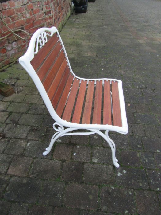 Cast iron garden chair - Image 3 of 3