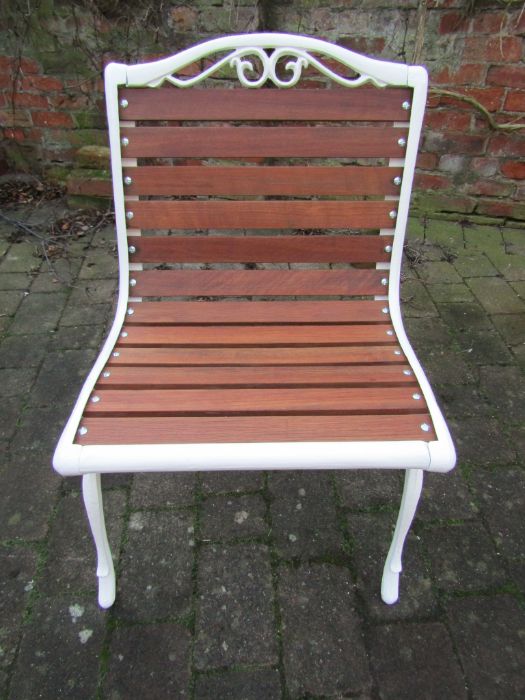 Cast iron garden chair