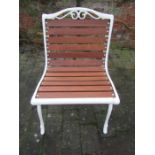 Cast iron garden chair