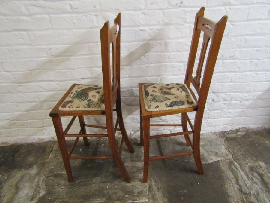 2 x Edwardian Childs correction chairs - Image 3 of 4