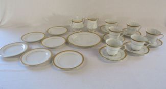 Noritake Richmond part set to include cups & saucers, single dinner plate etc
