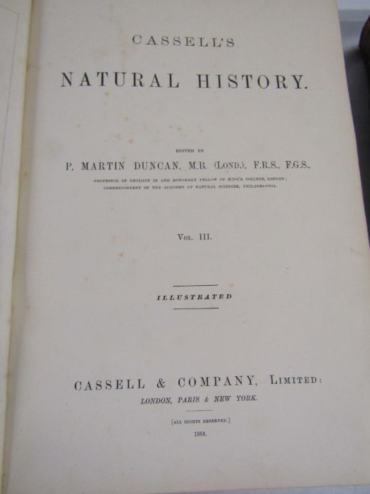 Cassell's Natural History Volumes 1-6 Illustrated leather bound books and Burrows Handy Guide to - Image 13 of 24