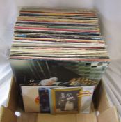 Mixed selection of vinyl LP records - includes The Beatles, David Bowie, Fleetwood Mac etc