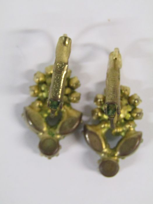 11 sets of costume jewellery earrings including Kirks Folly, five pairs marked 925 - Image 3 of 14