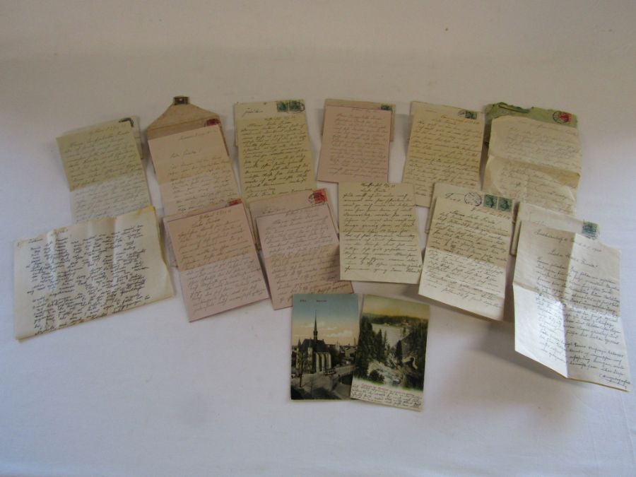 Collection of letters written in German dated from 1913