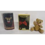 3 small Merrythought bears:- The Great British Bear Collection with original outer box, London Black