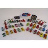 Collection of toy cars to include Hot Wheels, Corgi and Lesney