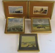Collection of paintings D Torrent, Maud Ewertson and Roughton Aluph