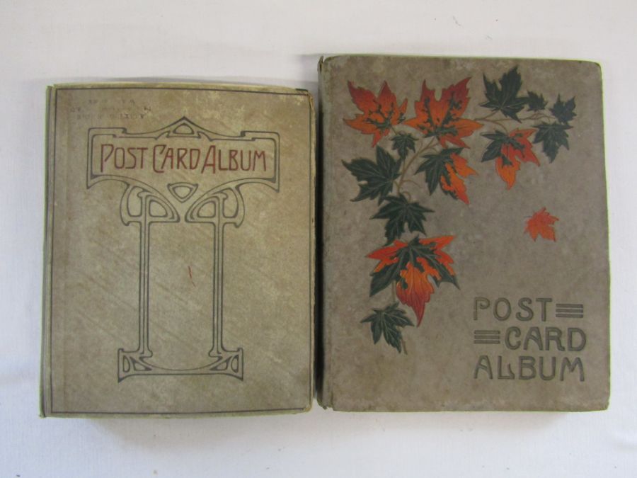 Vintage postcard albums with postcards most written on, albums aren't full but have a good - Image 7 of 7