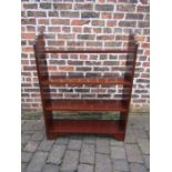 Mahogany bookshelf approx. 91cm x 121.5cm