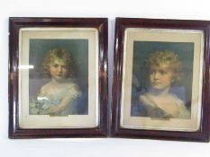 Pair of early 20th Century prints 'Spring Blossom' and 'Ascanius' a famous Trojan boy approx. 58cm x
