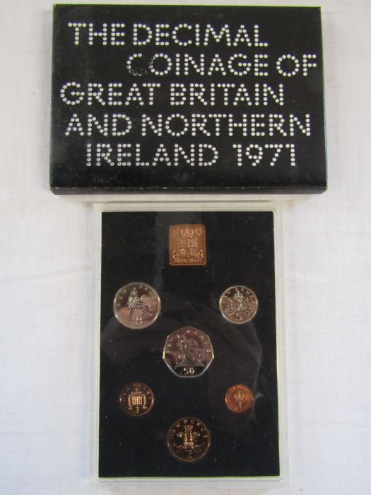 Selection of coins to include The Decimal Coinage of Great Britain and Northern Ireland 1970 - - Image 15 of 18