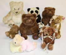 Selection of battery operated Fur Real bears by Hasbro, Enesco & Dahi & Co musical bears and ty