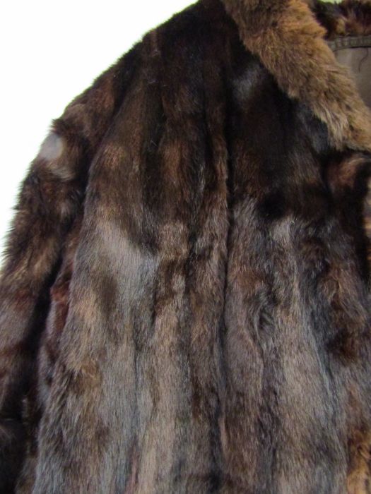 Fur coat - fur collar and fur trimmings - Image 7 of 9