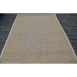 Large jute carpet 250cm by 177cm