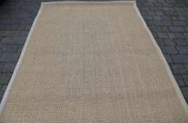 Large jute carpet 250cm by 177cm