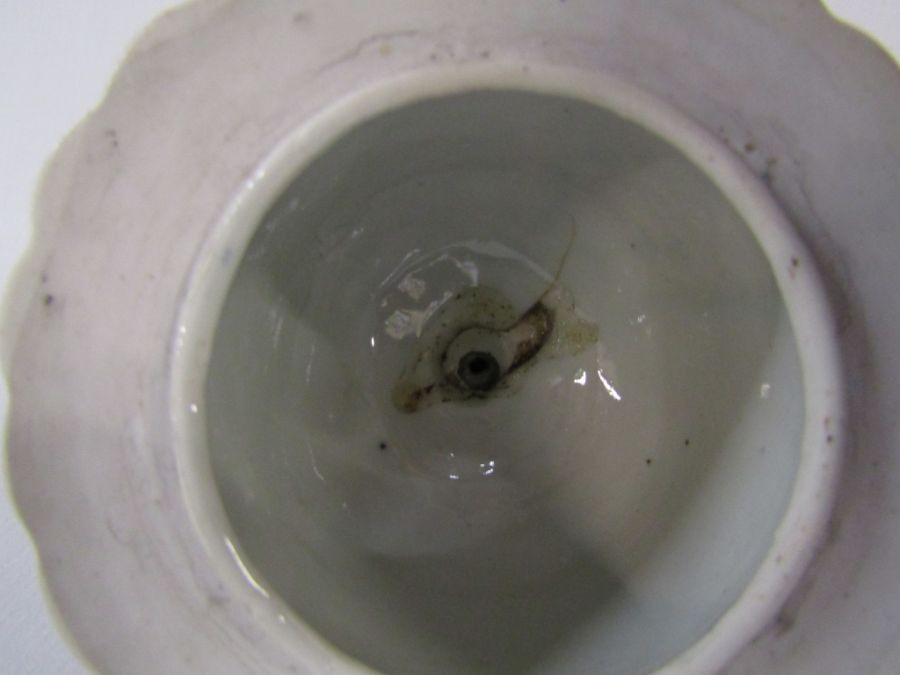 Imari lidded vase - repair to lid approx. 40cm high, imari plate approx. 19cm across and Chinese - Image 6 of 10