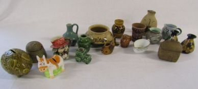 Selection of ceramics to include Nestle milky bar money box, small character jug, A.W Buchan