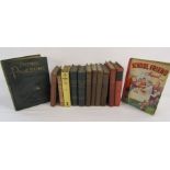 Selection of books to include School Friend Annual 1936, Macauley's History of England, The