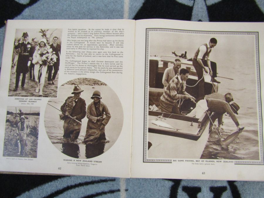 Blanket with aviation pattern, small ladies bag, Coronation Souvenir book 1937 and These - Image 7 of 8