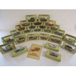 Selection of 'Models of Yesteryear' matchbox cars, includes Pepsi Cola Ford model T etc