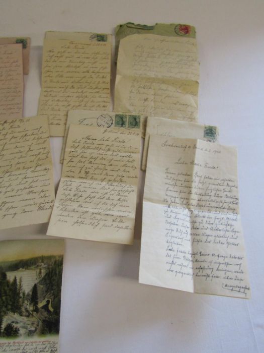 Collection of letters written in German dated from 1913 - Image 4 of 5