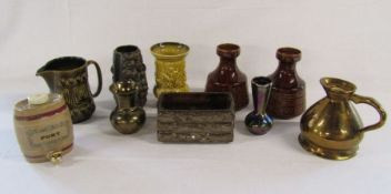 Selection of mixed jugs and others to include Sylvac, lustre ware, Wade etc