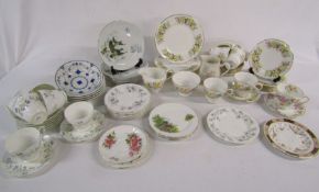 Mixed collection of tableware to include Alfred Meakin duck plates, Duchess, Mason's etc (plate
