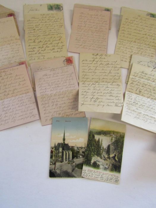 Collection of letters written in German dated from 1913 - Image 3 of 5