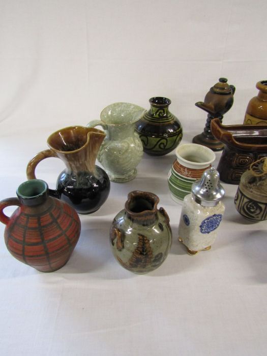 Selection of mixed ceramics, to include Austrian pottery, Golden Osaka, oil burner, - Image 2 of 5