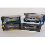 Large diecast cars, Mercedes S-class, Maisto Mercedes Benz 300 slr, Revell Mercedes Benz 450 SEL and