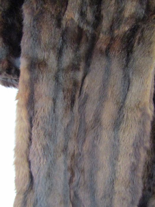Fur coat - fur collar and fur trimmings - Image 8 of 9