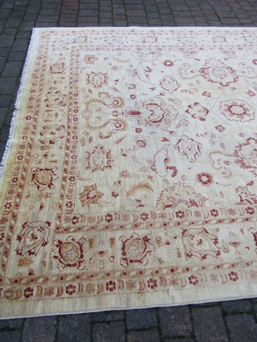 Large Afghan rug approx. 9ft x 12ft - Image 3 of 3