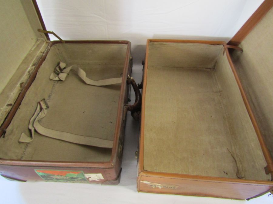 2 vintage suitcases - Image 7 of 7