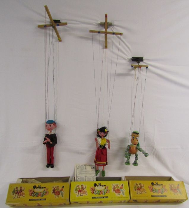 Pelham Puppets to include Baby Dragon, Gypsy Girl and a boy, all with coloured strings - Image 2 of 7