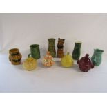 Selection of vintage vegetable faced pots - to include pickled onion, celery and beetroot (P&K,