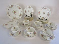 Mintons Marlow tea set with dining plate and cake plate
