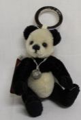 Limited edition Charlie Bears mini mohair teddy bear keyring 682 / 1200 with original tags & bag