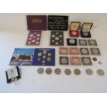 Selection of coins to include The Decimal Coinage of Great Britain and Northern Ireland 1970 -