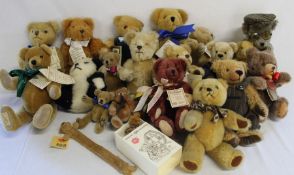 4 Hermann teddy bears, 2 ltd edition Dean's Rag Book bears:- Howard (1998 production only) no.