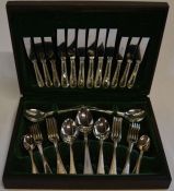 Half canteen of Viners silver plate cutlery