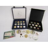 Collection of commemorative coins