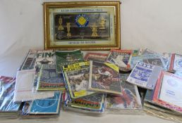 Large quantity of football programmes - over 200 - 1970s / 1980s including Leeds United, Arsenal,