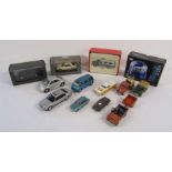 Selection of toy cars to include Dinky, Corgi etc and Corgi catalogue 1973