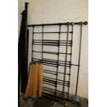 Victorian style cast metal double bed