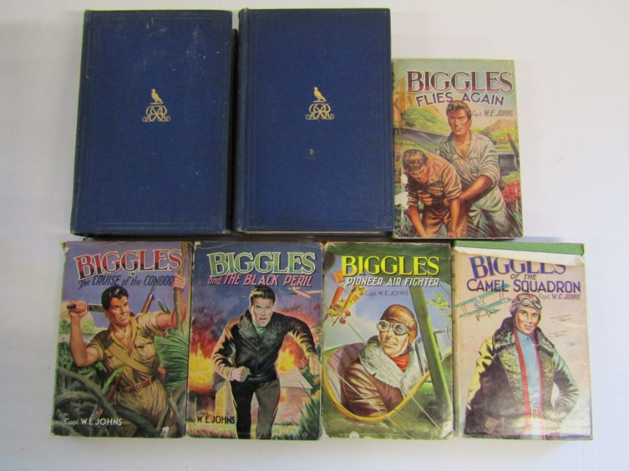 Selection of Biggles books and 2 volumes of The Life of Beau Brummell - Image 2 of 3